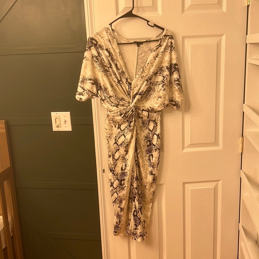 Fashion nova snake skin dress size S